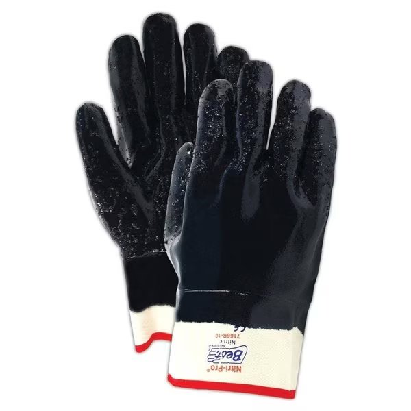 SHOWA 7166R Nitrile Fully Coated Glove, 12PK, Showa, Mfr#: 7166R-10